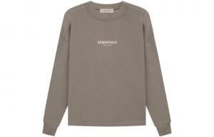 SS22 Толстовка мужская серо-коричневая Fear Of God Essentials, коричневый