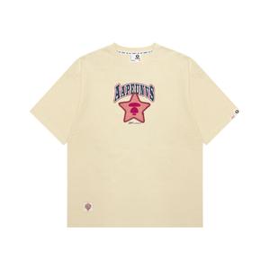 Футболка с принтом логотипа A Bathing APE Aape, Ecru Ivx
