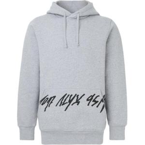 Худи с принтом логотипа на шнурке 1017 ALYX 9SM, серый