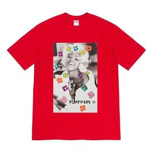 Футболка ss20 week 1 naomi tee character printing short sleeve red Supreme, красный