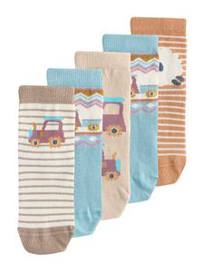 Носки Next, бежевый/светло-голубой/светло-коричневый