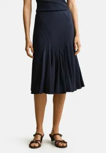 Расклешенная юбка а-силуэта, скроенная по косой. Gant, Evening Blue