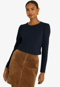 Топ с пышными плечами и длинными рукавами Love & Roses, Navy