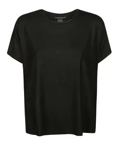 Футболка с короткими рукавами и круглым вырезом Majestic Filatures, черный