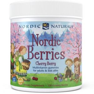 Nordic Naturals, Мультивитаминные желе для детей и взрослых 120 желе со вкусом вишни