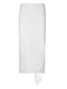 Асимметричная юбка миди THELATEST, белый