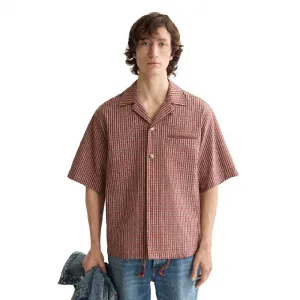 Рубашка с коротким рукавом Scotch & Soda Micro Geo Print, розовый