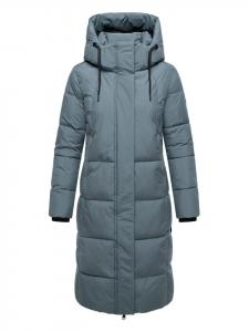 Стеганое пальто Chumanii XVI в цвете Stormy Blue Marikoo