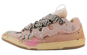 Lanvin Кроссовки Leather Curb Gallery Dept. Pale Pink Multi