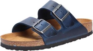 Женские кожаные сандалии Birkenstock Arizona, синий