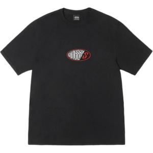 Футболка Pitstop пигментного крашения Stussy, черный