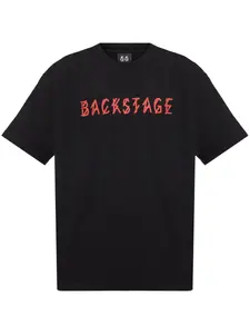 Футболка с надписью 44 LABEL GROUP, черный