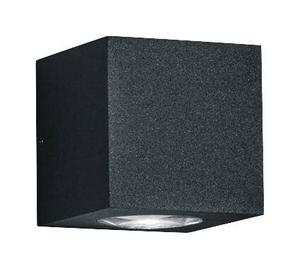 Настенный светильник на улицу Helestra, 8x8x8 см, графитовый