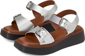 Сандалии Dune London Loells, серебряный