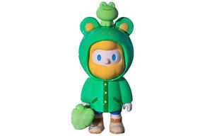FARMER BOB Raincoat Frog Blister Packs 7cm FINDING UNICORN