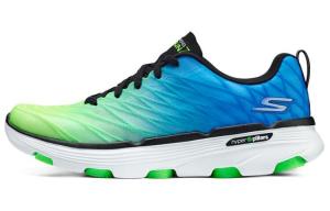 Кроссовки мужские низкие зеленые/синие Skechers