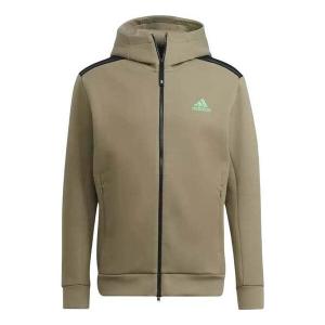 Куртка Adidas Z.N.E. Sportswear Hoodie 'Green', зеленый