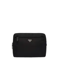 Большая дорожная косметичка из Re-Nylon Prada, черный