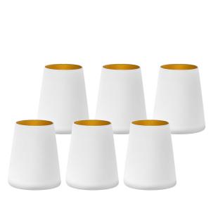 Кружка Stölzle Lausitz, 0,38 л, белый/золотой