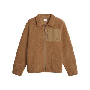 Классические бархатные куртки унисекс цвета шоколадных бобов PUMA