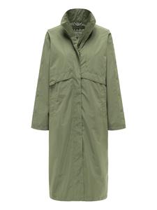 Navahoo Длинное пальто Zen Blossom 14 в цвете «Оливковый лист»