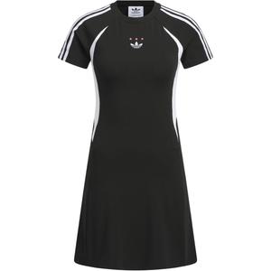 Платье с короткими рукавами женское черное Adidas Originals