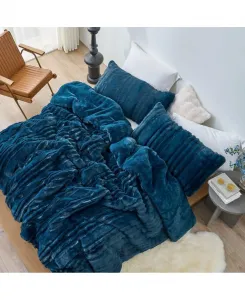 Комплект постельного белья Chunky Bunny Freezin Waters увеличенного размера Coma Inducer, темно-синий