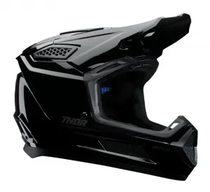 Внедорожный шлем Fleet Blackout, глянцево-черный / размер XL Thor, глянцевый черный