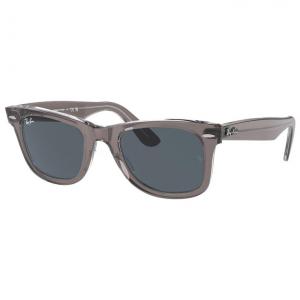 Солнцезащитные очки rb2140 original wayfarer classic полированные серые прозрачные синие - 50 Ray Ban