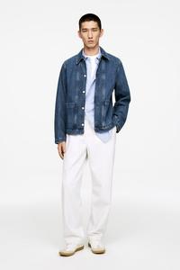 Джинсовая рубашка Arket, синий