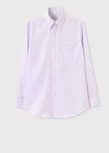 Классическая рубашка в елочку с пуговицами