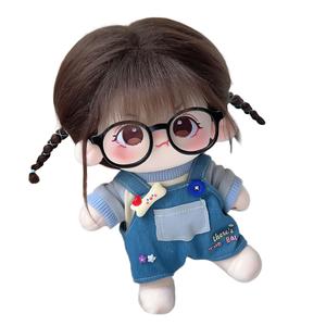 Хлопковая кукла, которую трудно утешить плюшевая кукла высотой 20 см MENGWAGONGDIAN, черный