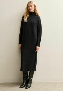 Платье New Look HIGH NECK BACK SLIT MIDI , Dark Grey