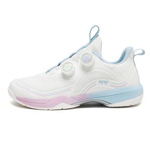 Амортизация, нескользящая, устойчивая к истиранию, увеличивающая рост, низкие кроссовки для бадминтона с низкой отдачей Unisex AD, белый