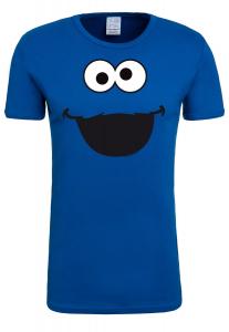 Футболка Logoshirt Cookie Monster – Face, синий
