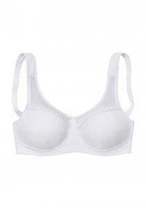 Бюстгальтер-футболка LASCANA, белый