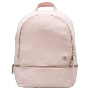 Lululemon Мини-рюкзак для поездок на работу из переработанного полиэстера для женщин bell pink