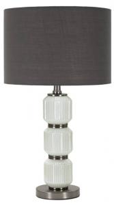 Настольная лампа Mauro Ferretti Bright Three, белый - стекло - 33 x 57 x 33 см