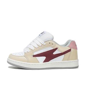 H Puffy Shoes Защита от истирания Низкие кеды для скейтбординга Унисекс Бежево-красный HOMDOON, H Бежево-красный