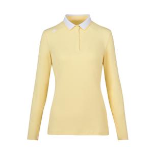 Футболка поло для гольфа женская DESCENTE, желтый