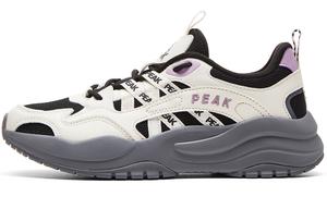 Кроссовки PEAK Lifestyle Shoes Women's Low-top Beige /Black, белый/черный