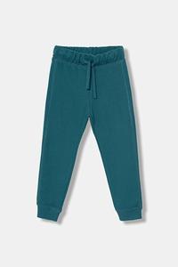 Детские хлопковые спортивные брюки United Colors Of Benetton, бирюзовый