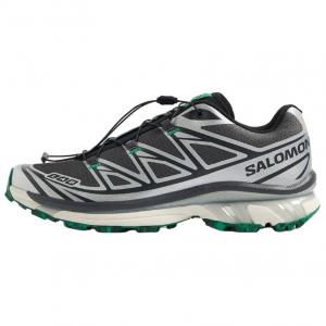 SALOMON Кроссовки XT-6 для бега и повседневной носки, Anti-Slip, Wear-Resistant, низкие, унисекс, серый черный зеленый