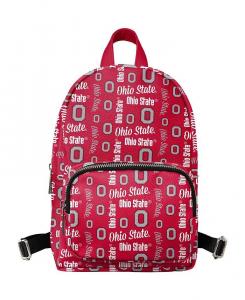 Молодежный красный рюкзак Ohio State Buckeyes Repeat Brooklyn Mini для мальчиков и девочек FOCO
