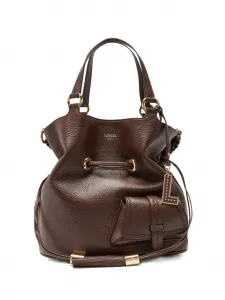 Сумка-ведро Premier Flirt из кожи Lancel, коричневый