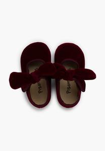 Балетки с ремешком Lazo Cierre Pisamonas, burdeos