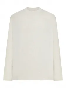 Лонгслив Fear of God Essentials Embroidered Classic, молочный