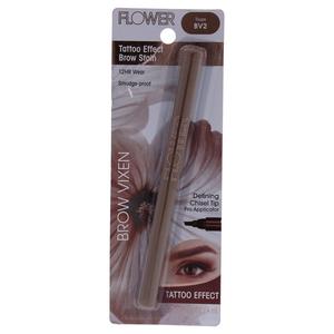 Краска для бровей Brow Vixen Tattoo Effect, оттенок BV2 Taupe от Flower Beauty для женщин, 0,034 унции Flower Beauty, Small