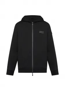 Худи на молнии Moncler, черный