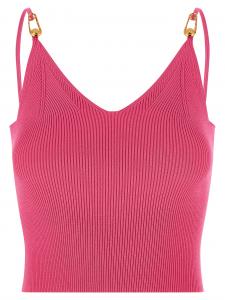 Топ с булавками VERSACE, красный